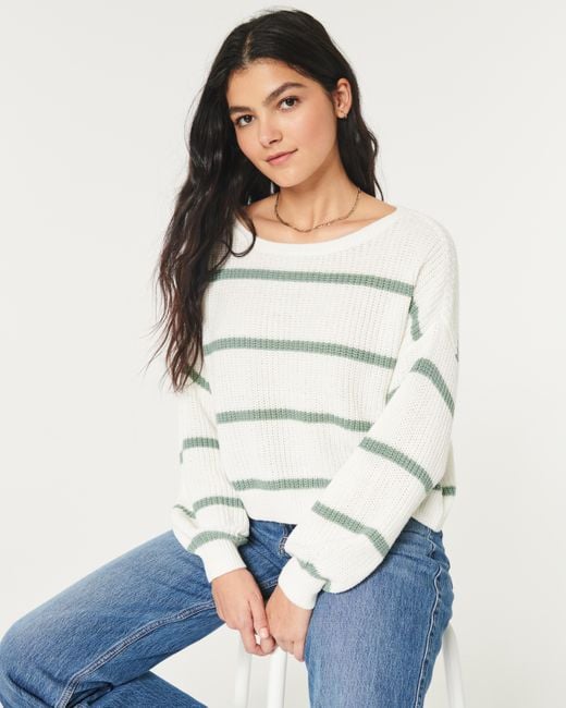 Hollister Natural Easy Crew Sweater