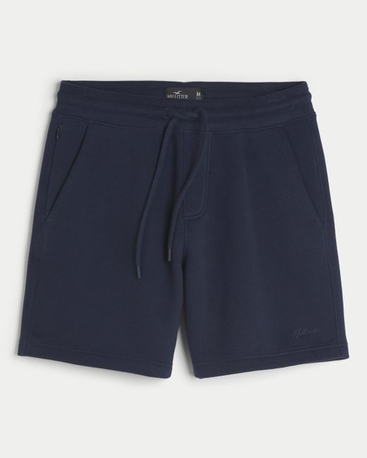 Hollister Fleece-Shorts mit Logo, 18 cm in Blue für Herren