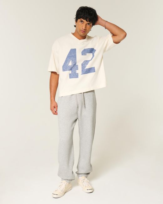 Hollister Gray Hollister Feel Good Baggy Cinch Joggers for men