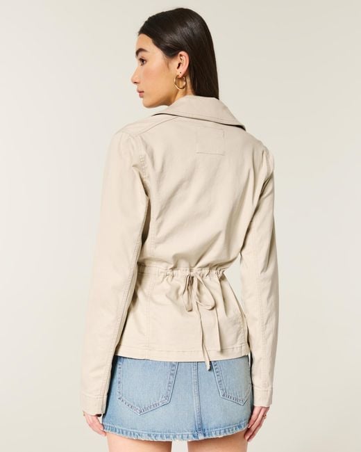 Hollister Natural Twill Military Jacket
