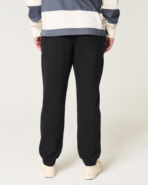 Hollister Blue Relaxed Fleece Joggers for men