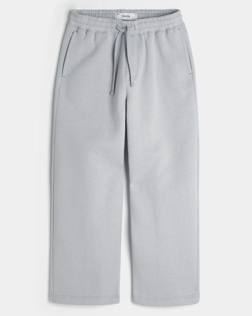 Hollister Gray Super Baggy Sweatpants for men