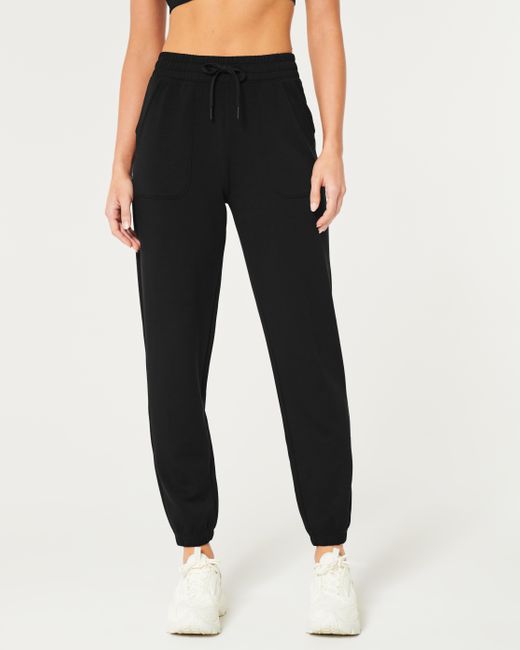 Hollister Black Gilly Hicks Active Cooldown Joggers