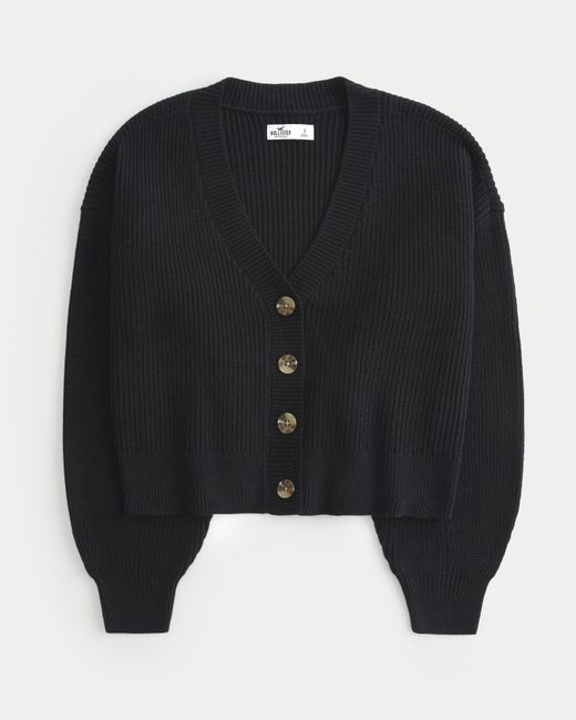 Hollister Black Easy Cardigan