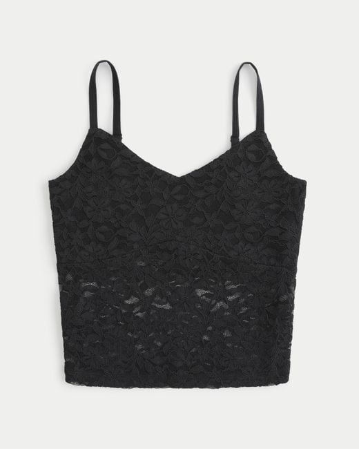 Hollister Black All-over Lace Cami