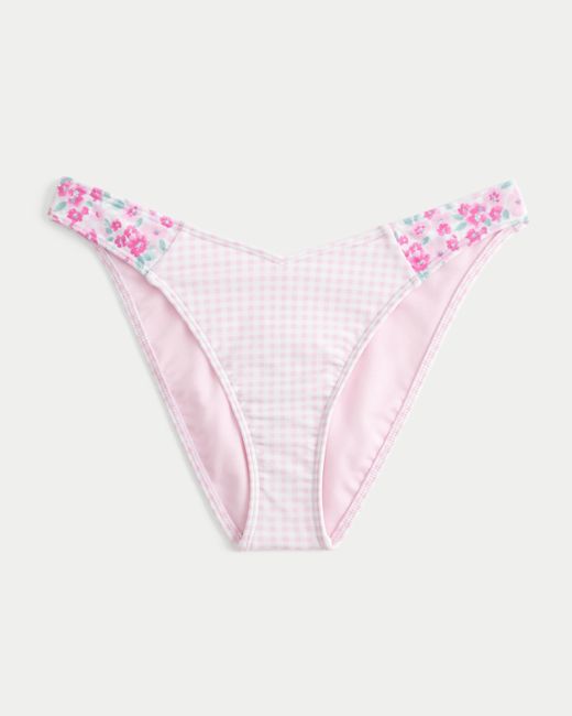 Hollister Low-rise Cheeky Bikini Bottom in Pink | Lyst UK