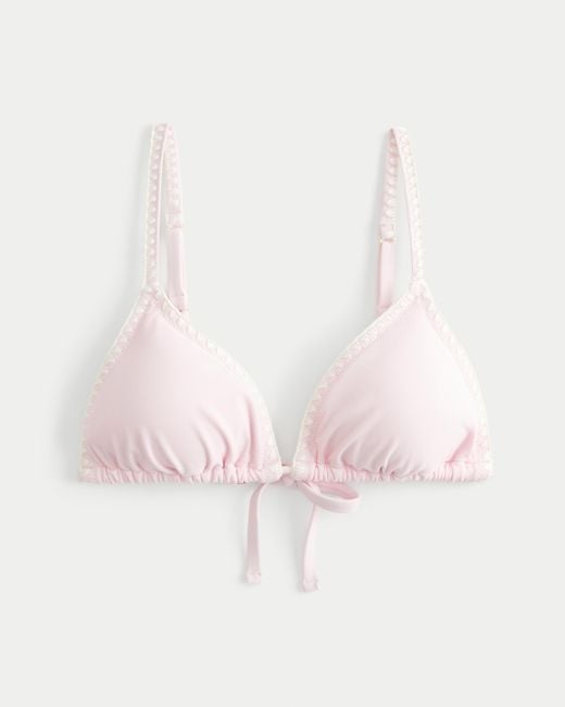 Hollister pink bikini discount