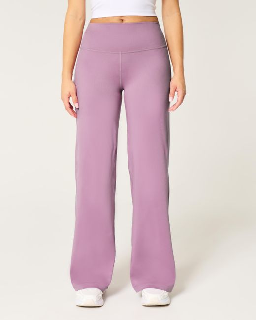 Hollister Purple Gilly Hicks Active Recharge Hose mit weitem Bein