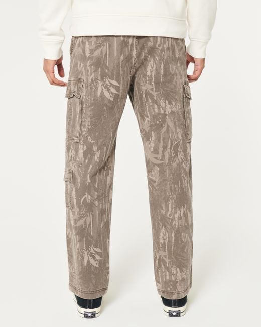 Hollister Natural Straight Heavyweight Cargo Pants for men