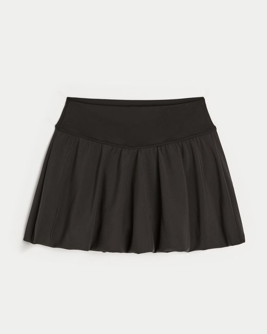 Hollister Black Gilly Hicks Active Bubble Skortie