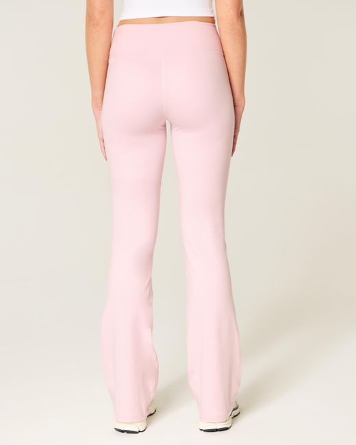 Hollister Pink Gilly Hicks Active Recharge Tie-waist Boot Leggings