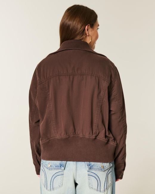 Hollister Brown Bomberjacke
