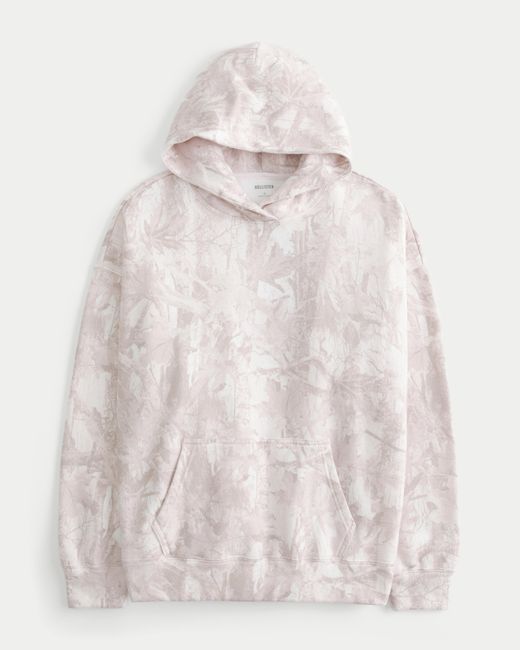 Hollister Natural Oversized Camo Hoodie