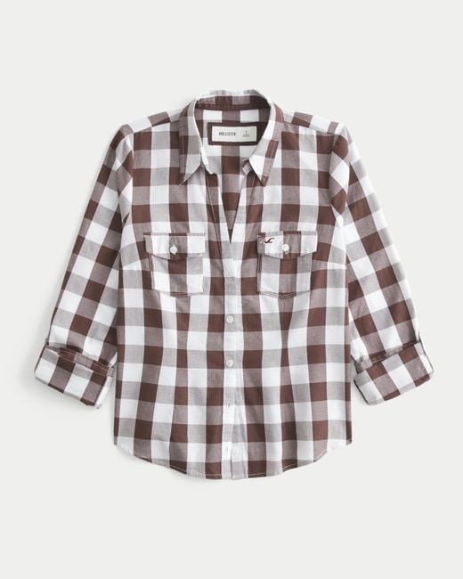 Hollister Multicolor Easy Button Front Icon Shirt