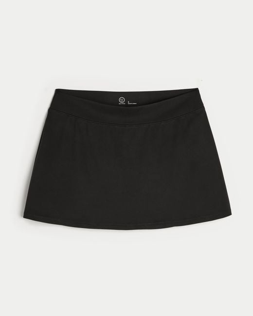 Hollister Black Gilly Hicks Active Recharge Skortie in A-Linie