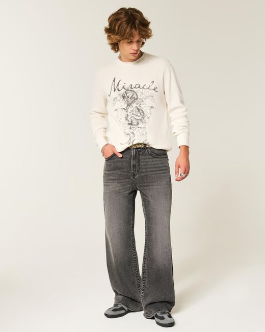 Hollister Natural Miracle Mile Graphic Thermal Shirt for men