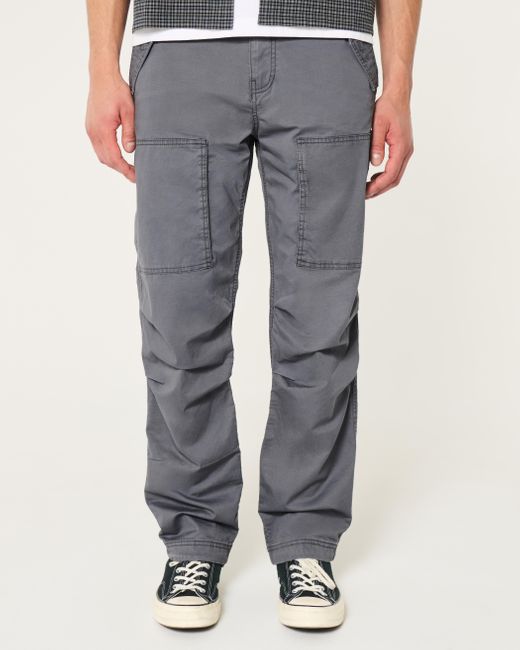 Hollister Gray Loose Flight Pants for men