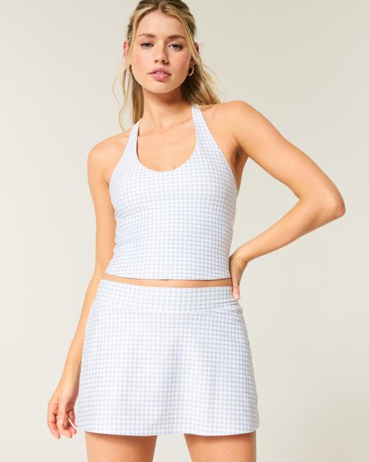 Hollister White Gilly Hicks Active Recharge Skortie in A-Linie