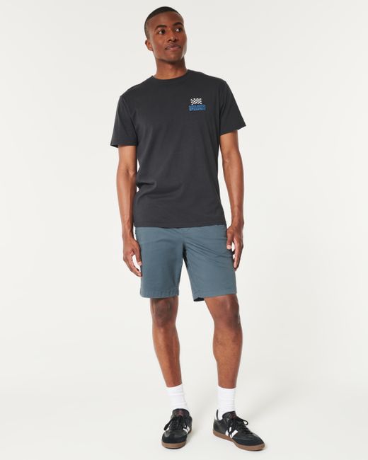 Twill clearance jogger shorts