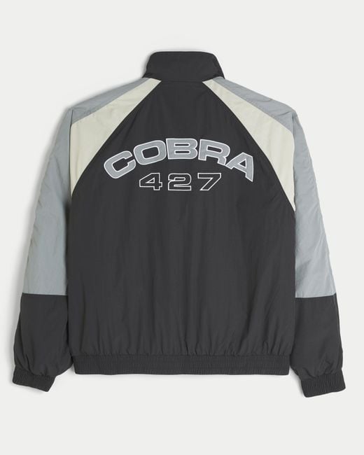 Hollister Shelby Graphic Track Jacket in Grey for Men | Lyst UK