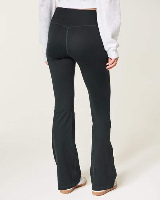 Hollister Black Gilly Hicks Active Recharge Bootcut Leggings