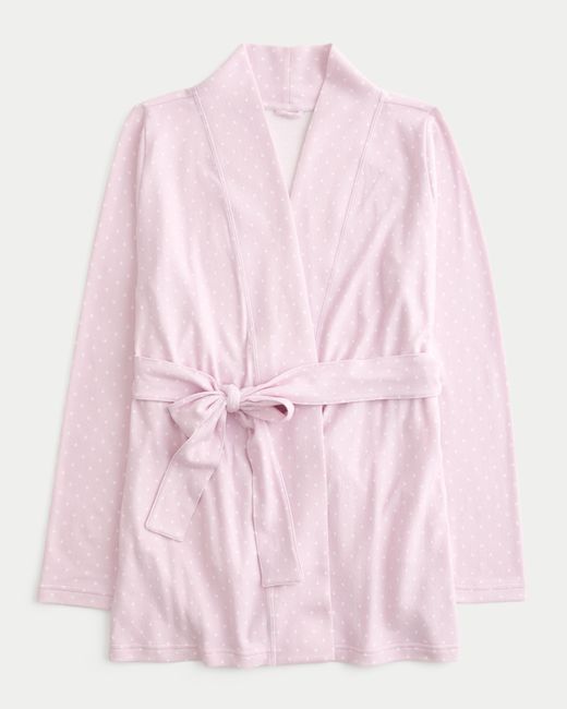 Hollister Pink Always Cozy Robe
