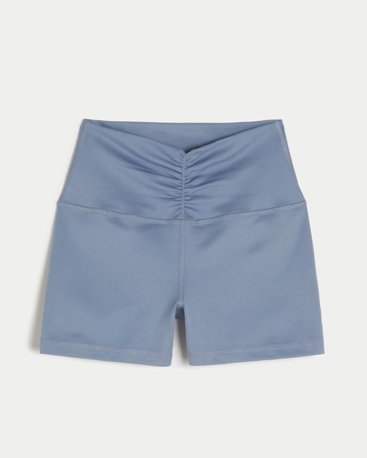 Hollister Blue Gilly Hicks Active Recharge High-rise Ruched Shortie 3"