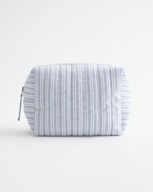 Hollister Blue Makeup Bag