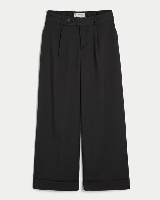 Hollister Black Hollister Livvy Low-rise Wide-leg Pants
