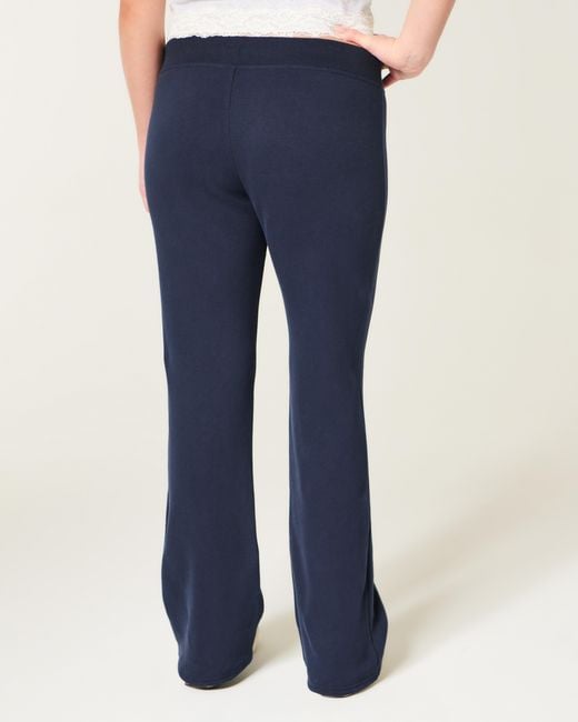 Hollister Blue Bootcut Sweatpants