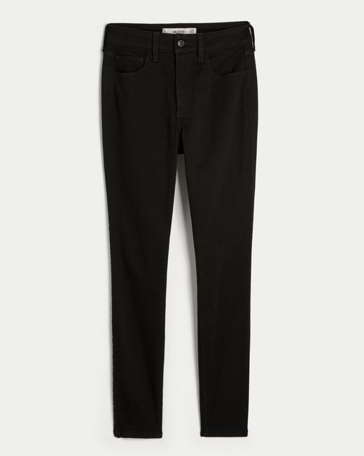 Hollister Curvy High-rise Black Super Skinny Jeans