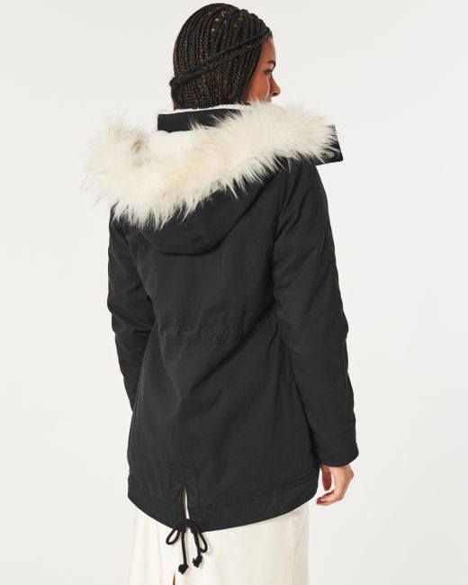 Hollister hot sale parka coat