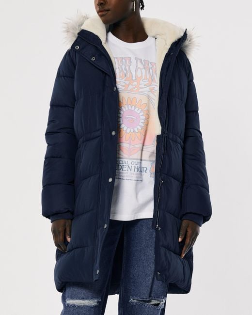 Hollister padded sale coat