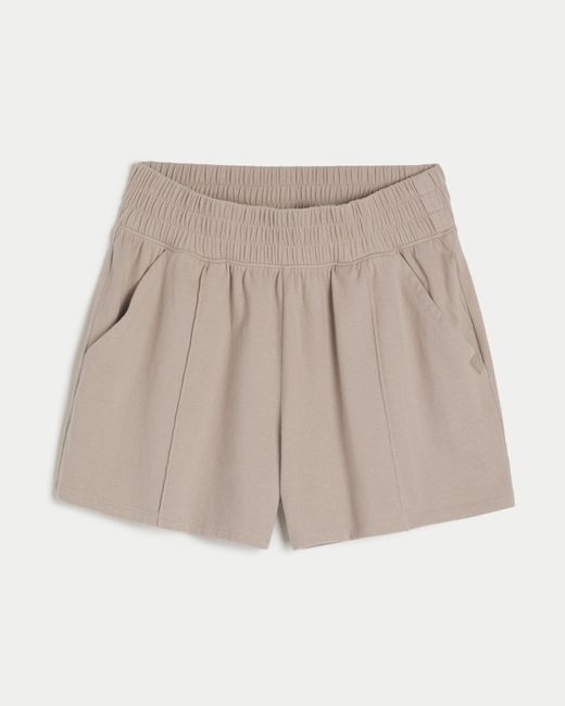 Hollister Natural Gilly Hicks Active Cotton Blend Shorts