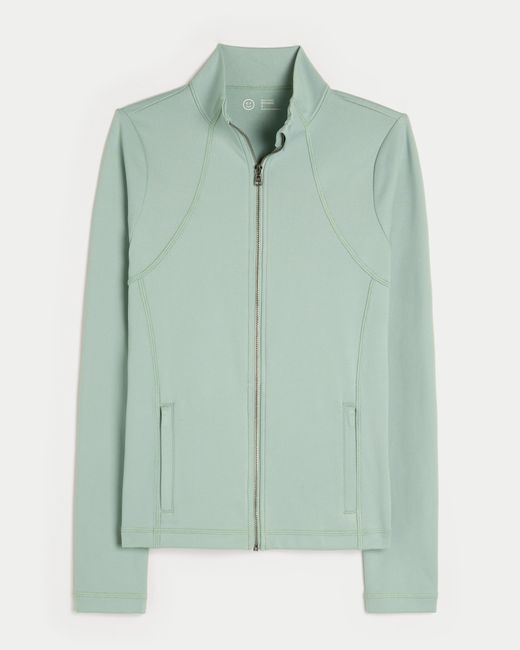 Hollister Green Gilly Hicks Active Recharge Zip-up Jacket