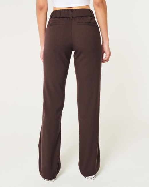 Hollister Brown Hollister Livvy Mid-rise Boot Pants
