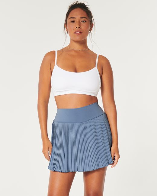 Hollister Blue Gilly Hicks Active Pleated Skortie