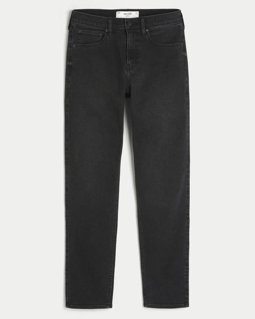 Hollister Gray Washed Black Skinny Jeans for men