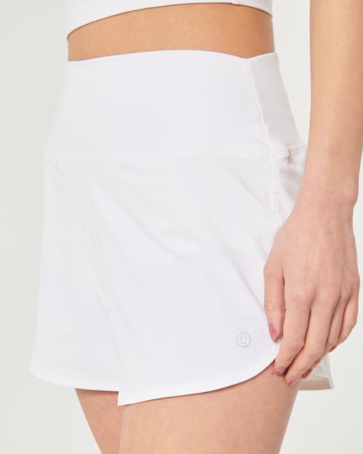 Hollister White Gilly Hicks Active Laufshorts