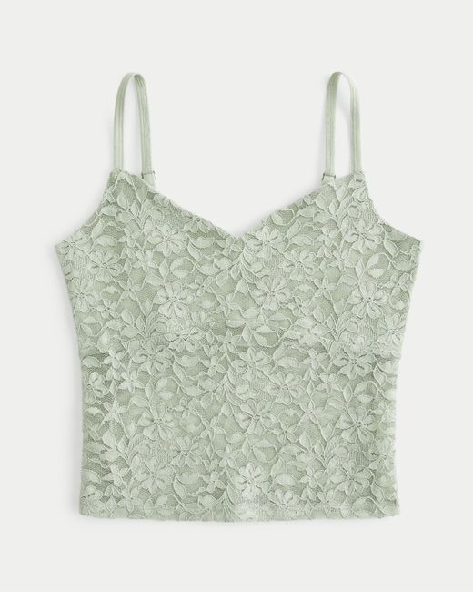 Hollister Gray Lace Cami