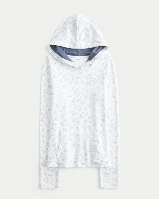 Hollister Blue Always Cozy Slim Hoodie