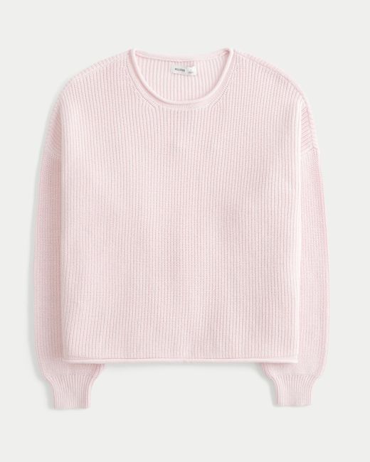Hollister Pink Easy Crew Sweater