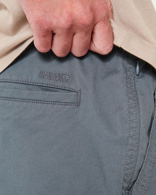 Hollister Pull-On Shorts aus Twill 18 cm in Blue für Herren