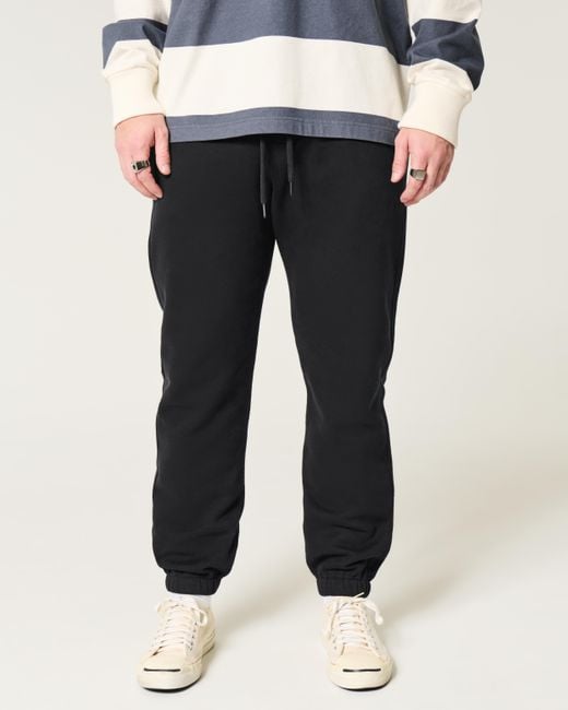 Hollister Blue Relaxed Fleece Joggers for men