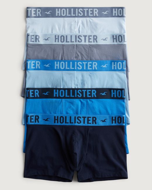 Hollister Retropants im 7er-Pack in Blue für Herren