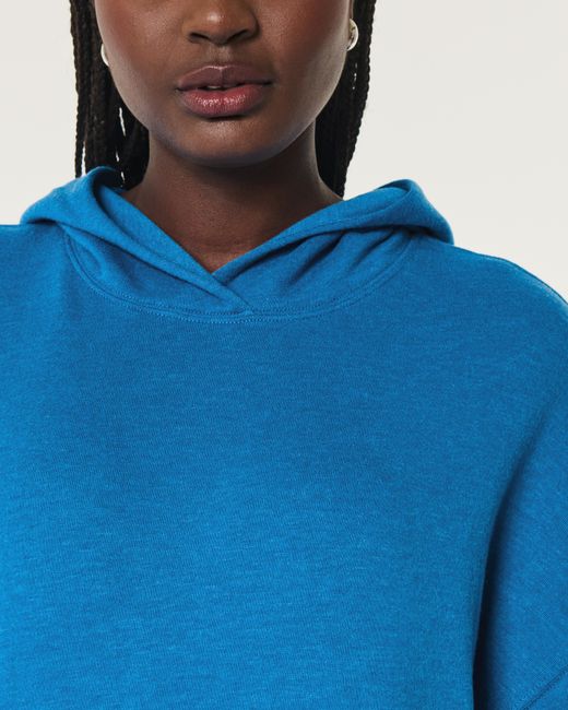 Hollister Blue Oversized Terry Hoodie