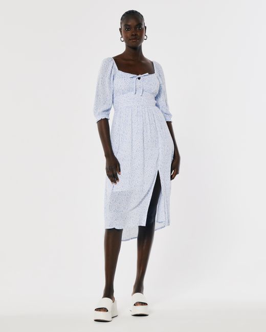 hollister midi dress