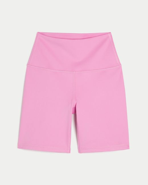 Hollister Pink Gilly Hicks Active Recharge Bike Shorts 7"