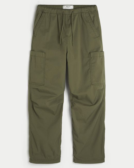 Hollister Green Baggy Pull-on Utility Pants for men