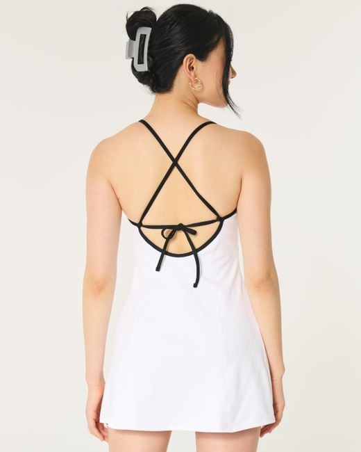Hollister White Gilly Hicks Active Recharge Strappy Back Dress